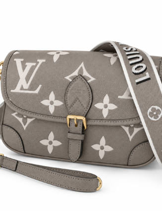 Lv Diane Baguette Handbag,Boxing, Leather