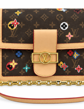 LV Dauphine - Dauphine Bag by Takashi Murakami - Three-color Old Pattern Postman Bag