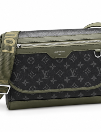 LV Messenger Bag, Dark Green