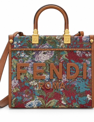 Fendi Flower Print Tote Bag