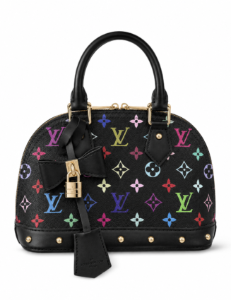 LV x KOJI KAWAMURA Collaboration Rivet Trunk Alma BB Shell Bag