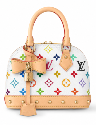 LV x KOJI KAWAMURA Collaboration Rivet Trunk Alma BB Shell Bag Chip version